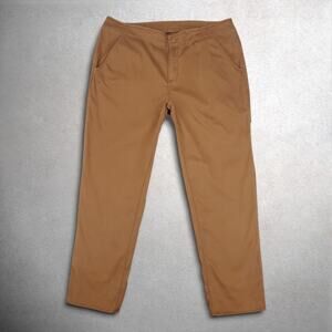 Mountain Hardwear Kentro Cord Pants Womens Goldenrod Brown Hiking Outdoor Trail